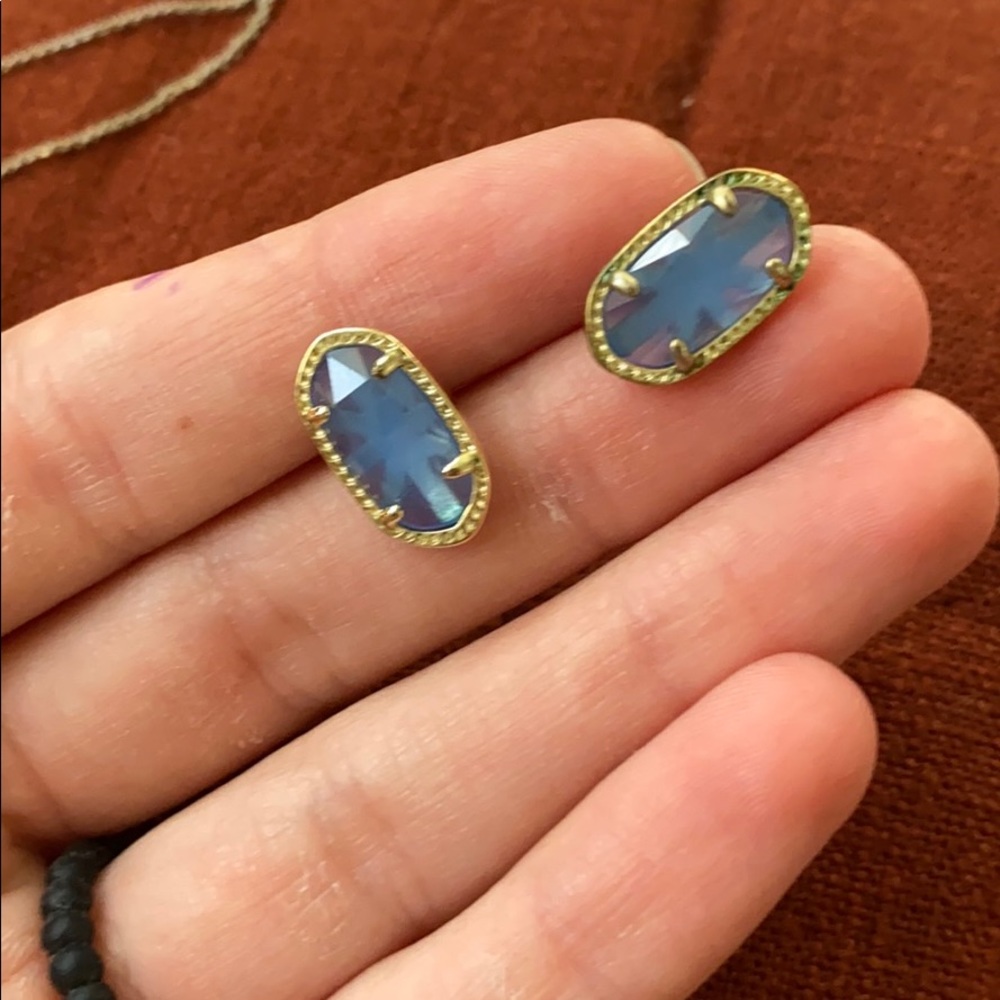 Light blue Kendra Scott studs